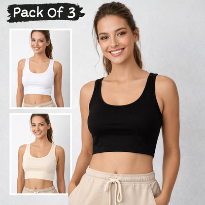 Womens Air Bra (Pack of 3) (random colour)